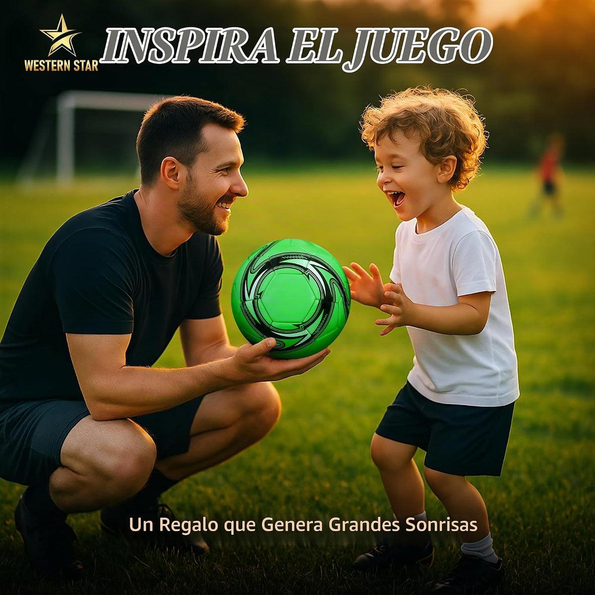 Western Star Balón de fútbol Helix- Tamaño 3 4 5 \u2013 Pelotas de...