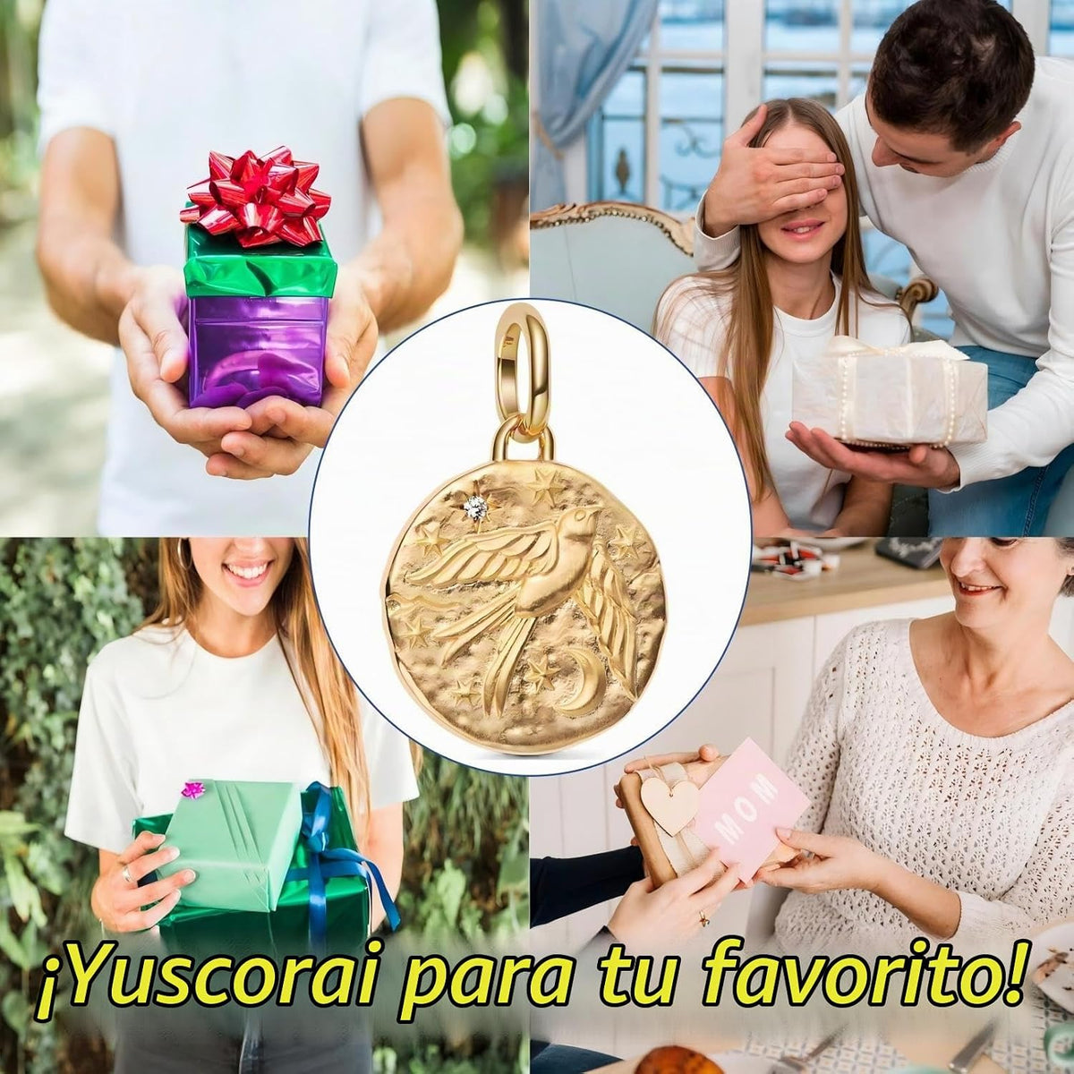 Yuscorai Bonitos dijes de moda para pulseras y collares, para cumpl...