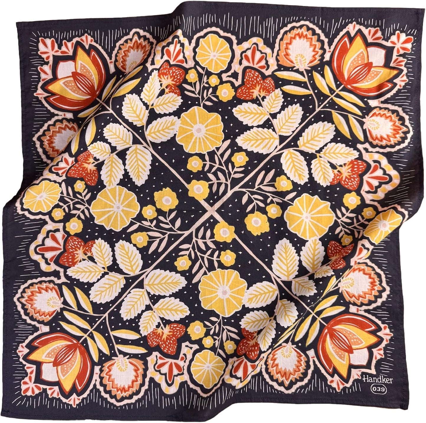 Handker Bandana de algodón prémium de 22 x 22 pulgadas para mujeres...
