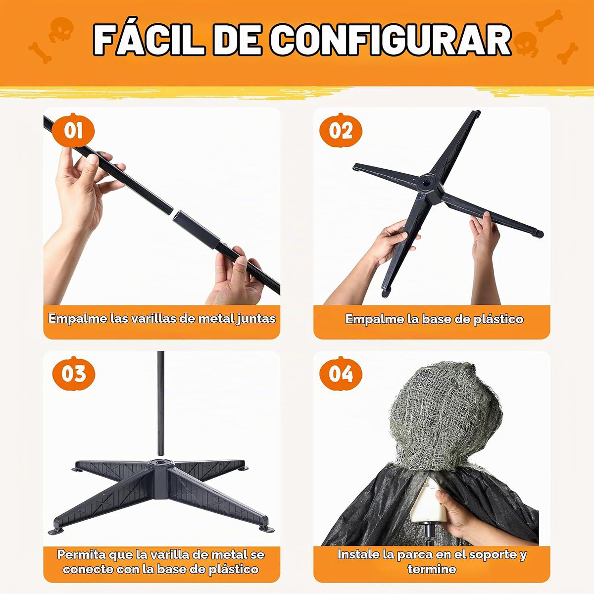 JOYIN - Decoraciones de Halloween de 67 pulgadas para exteriores, a...