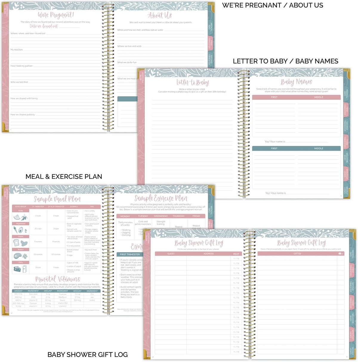 bloom daily planners Nuevo Calendario Planificador de Embarazo y Pr...