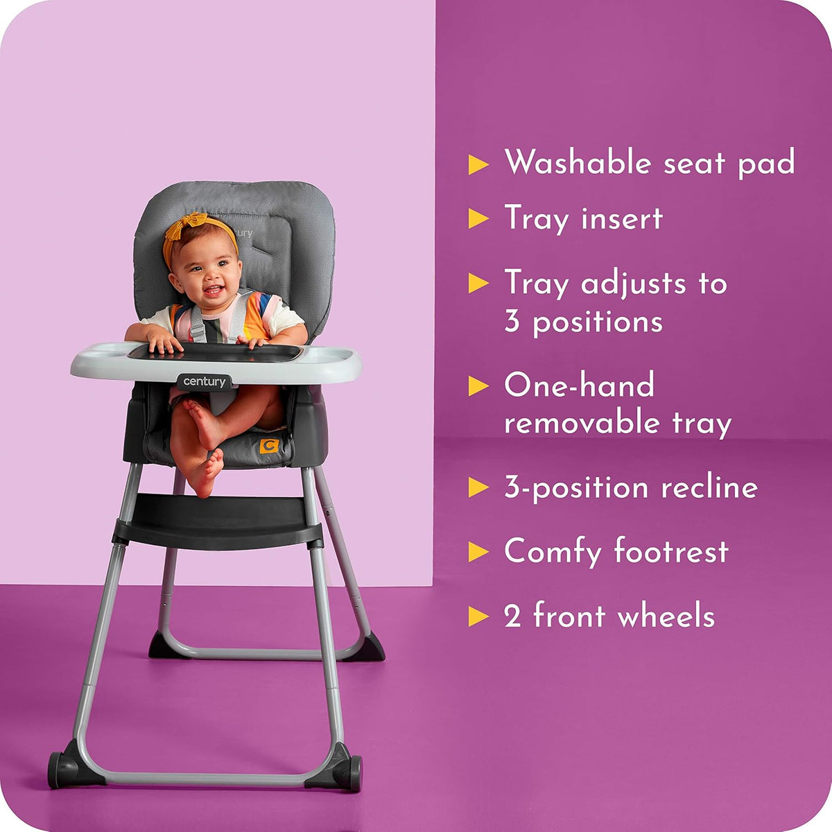 Century Dine On - Silla alta 4 en 1 | Crece con el niño, con 4 modo...