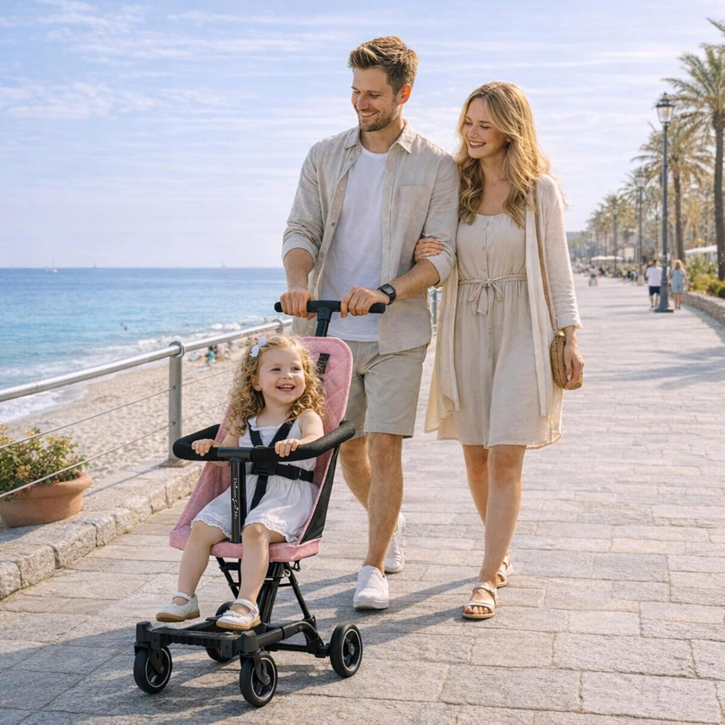 Dream On Me, Coast Stroller Rider, ligera, con una sola mano, fácil...