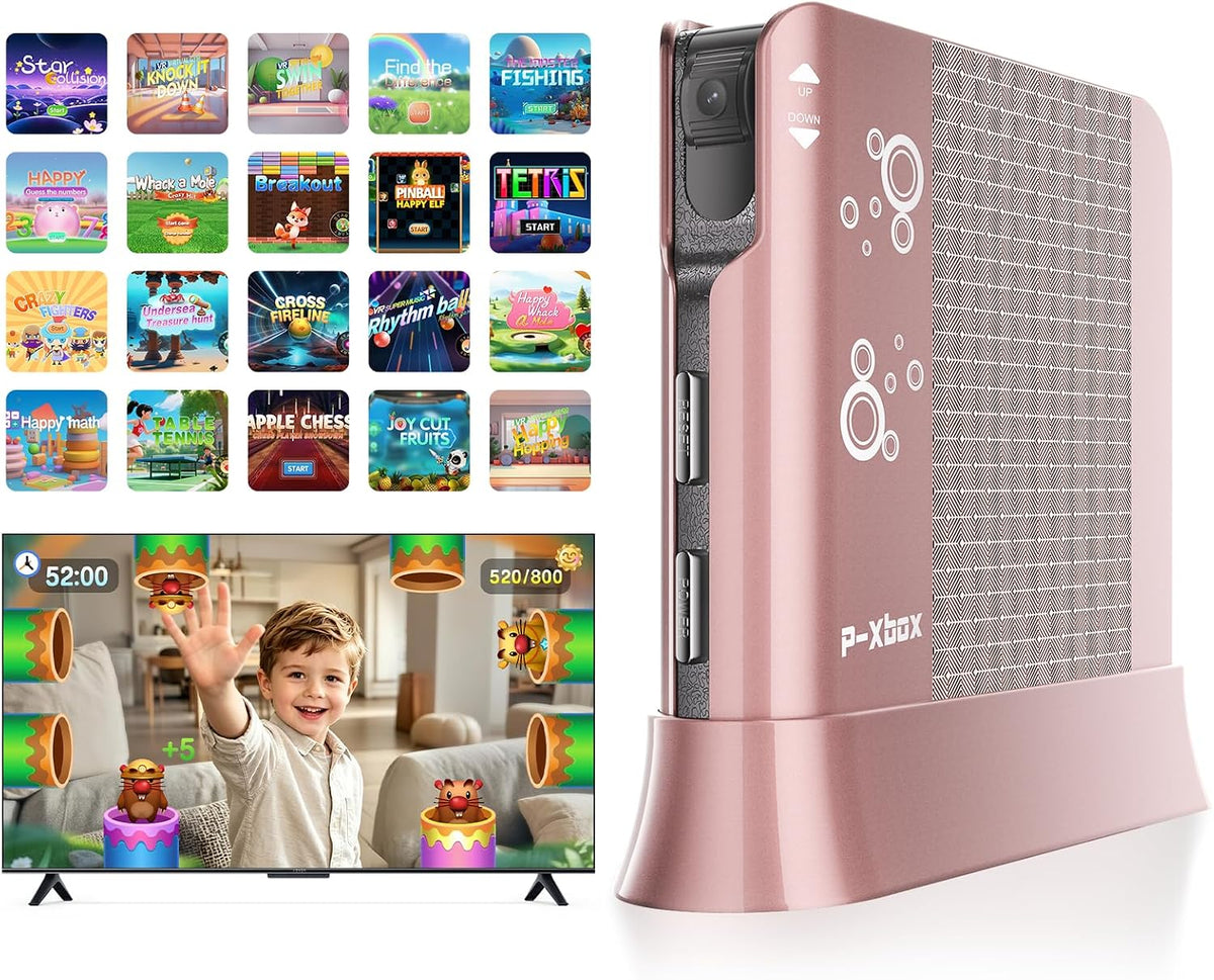 Consola de juegos AR Motion para niños, sistema de videojuegos Plug...