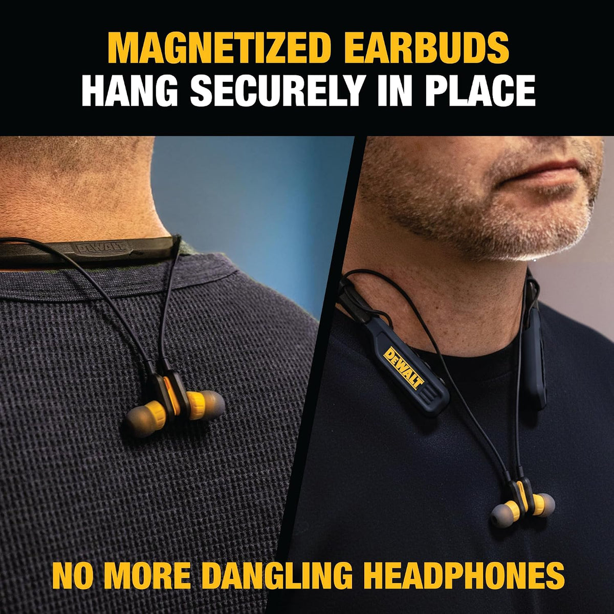 DEWALT Auriculares Magnéticos Bluetooth de Servicio Pesado con Band...