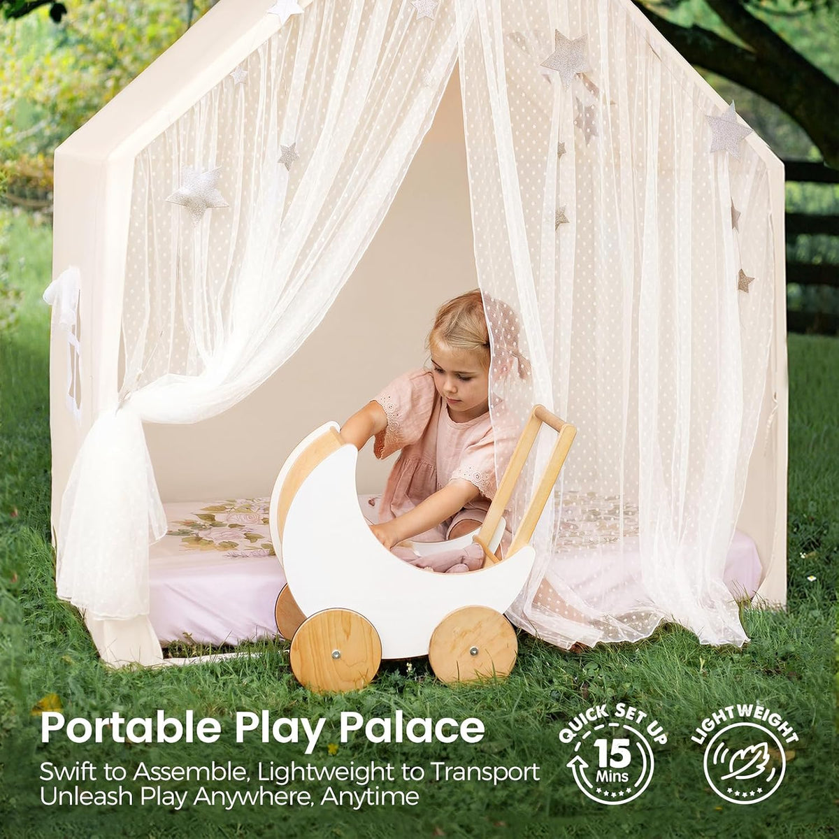 Tiny Land - Tienda de campaña para niños y niñas, casa de juegos in...
