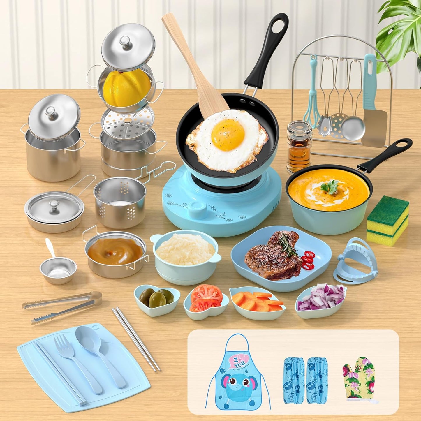 Gotoofun Juego de cocina para niños real para edades de 8 a 12 años...