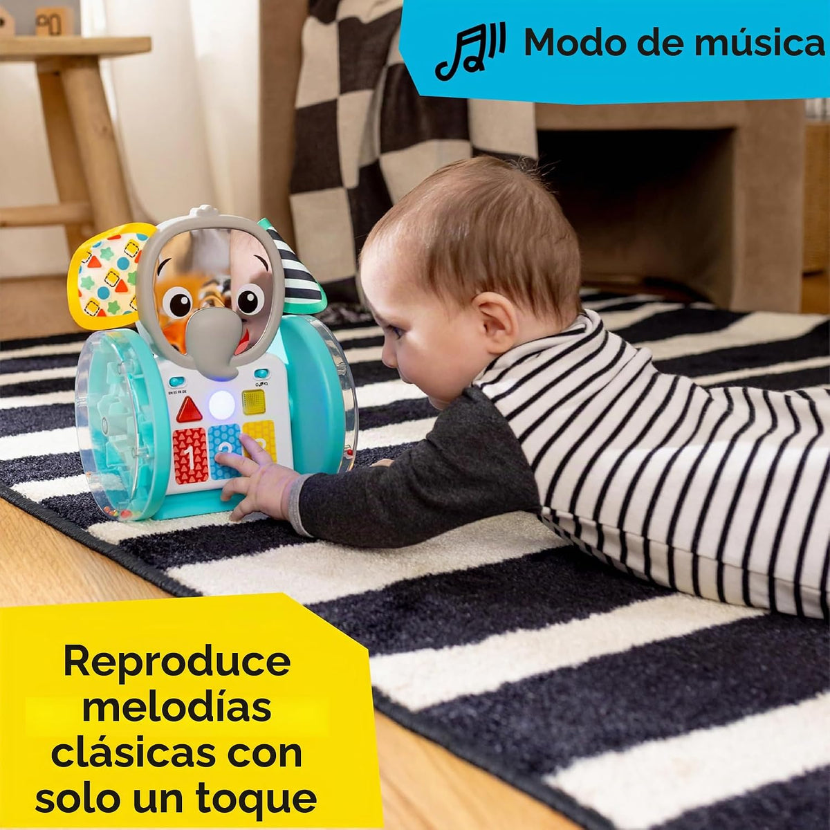 Juguete de bebé para gatear Earl de Baby Einstein Chase &amp; Tap,...