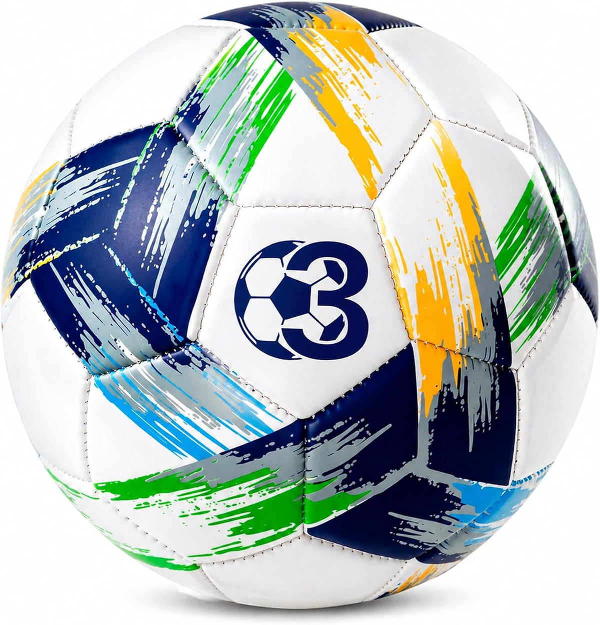 Innotoys Balón de fútbol tamaño 5, tamaño 4, tamaño 3, desinflado,...