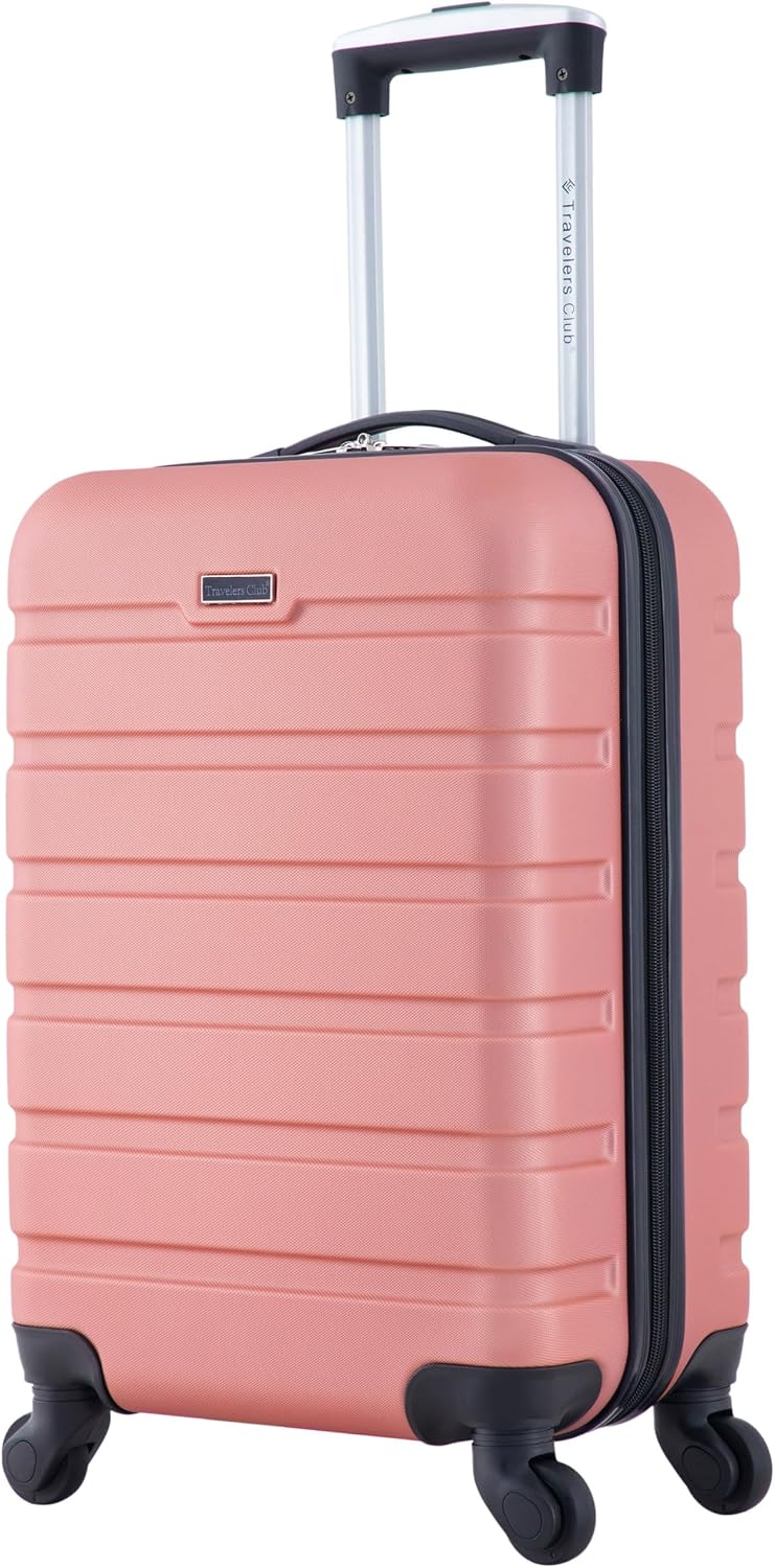 Travelers Club Harper - Equipaje, Oro rosa, Maleta de mano de 20 pulg.