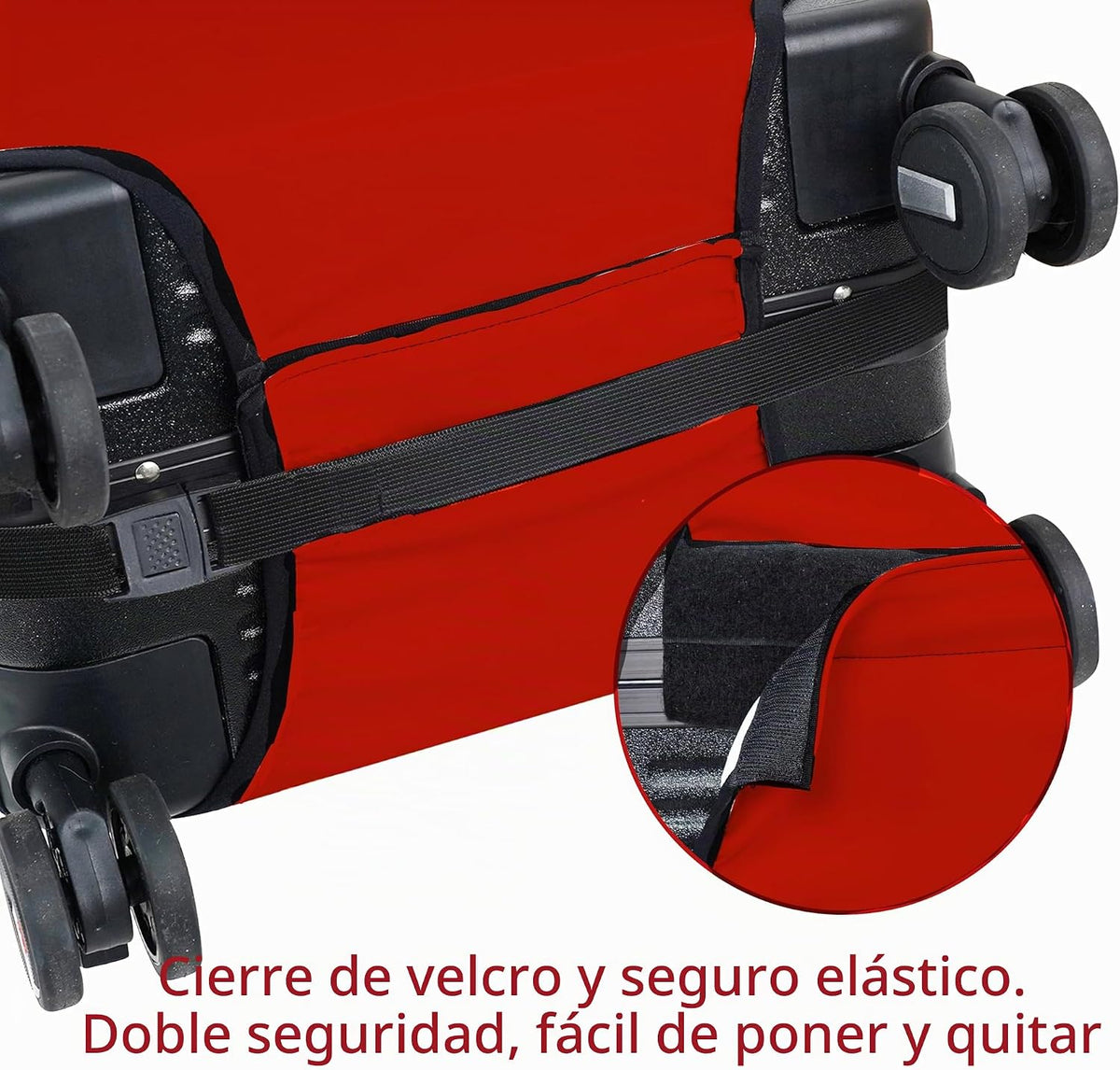 hswosnas Funda de equipaje aprobada para maletas de viaje, protecto...