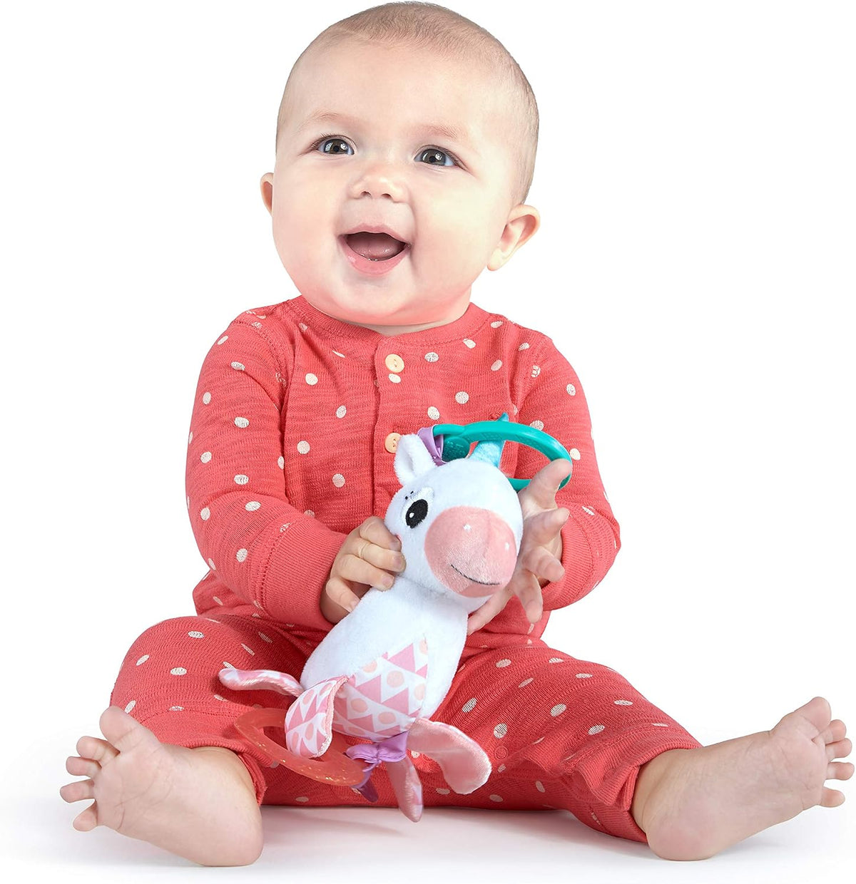 Bright Starts Unicorn Sparkle &amp; Shine Juguete de Peluche Portát...