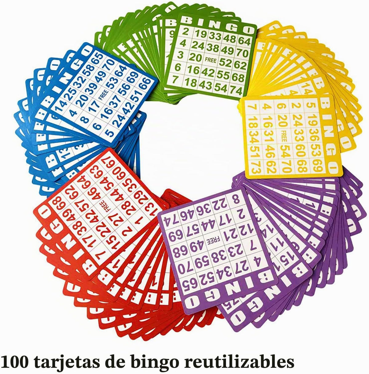 Yuanhe Juego de bingo de lujo, jaula redonda de metal, 75 bolas de...