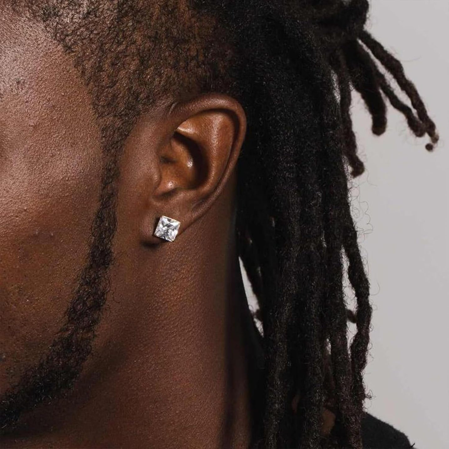 ALEXCRAFT Aretes de tuerca de plata de ley para mujeres y niñas, ci...