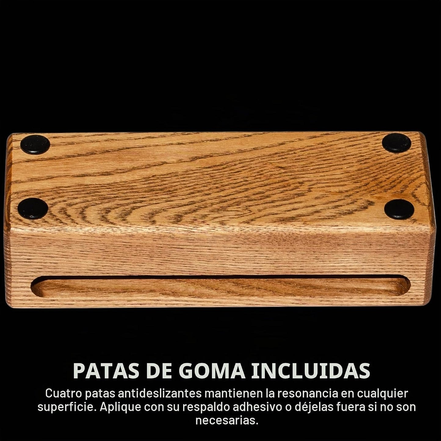 Timber Drum Co. Instrumento musical de percusión Woodblock, 8 pulga...