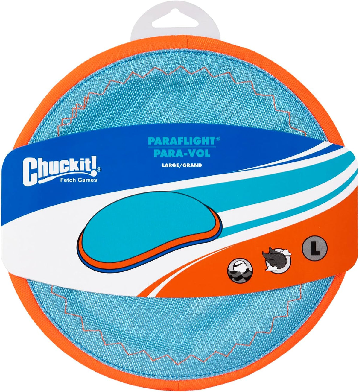 Chuckit! Paraflight - Juguete de disco volador para perro, volante...