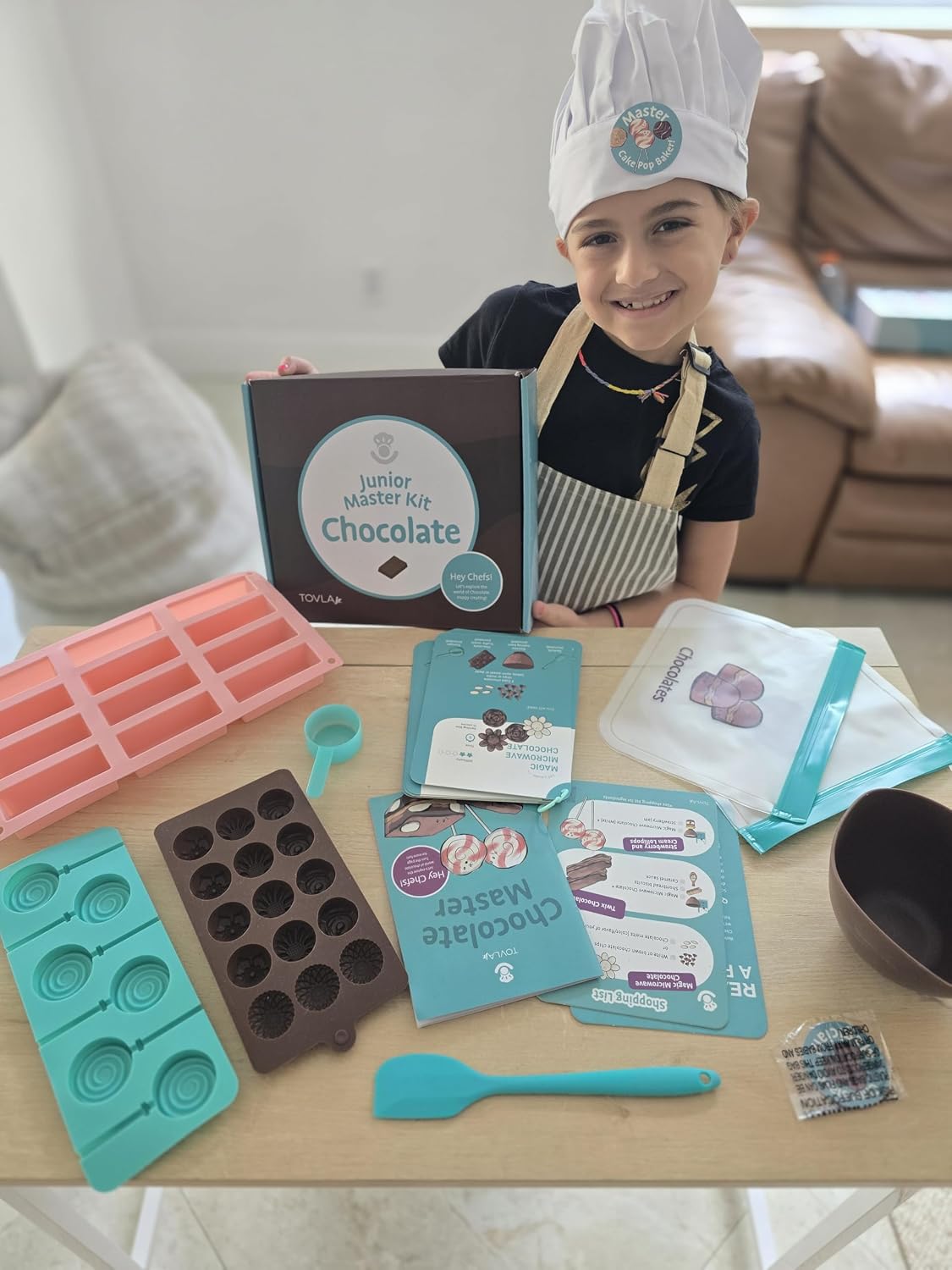 Tovla Jr. Kit de fabricación de chocolate real para niños | Aprende...
