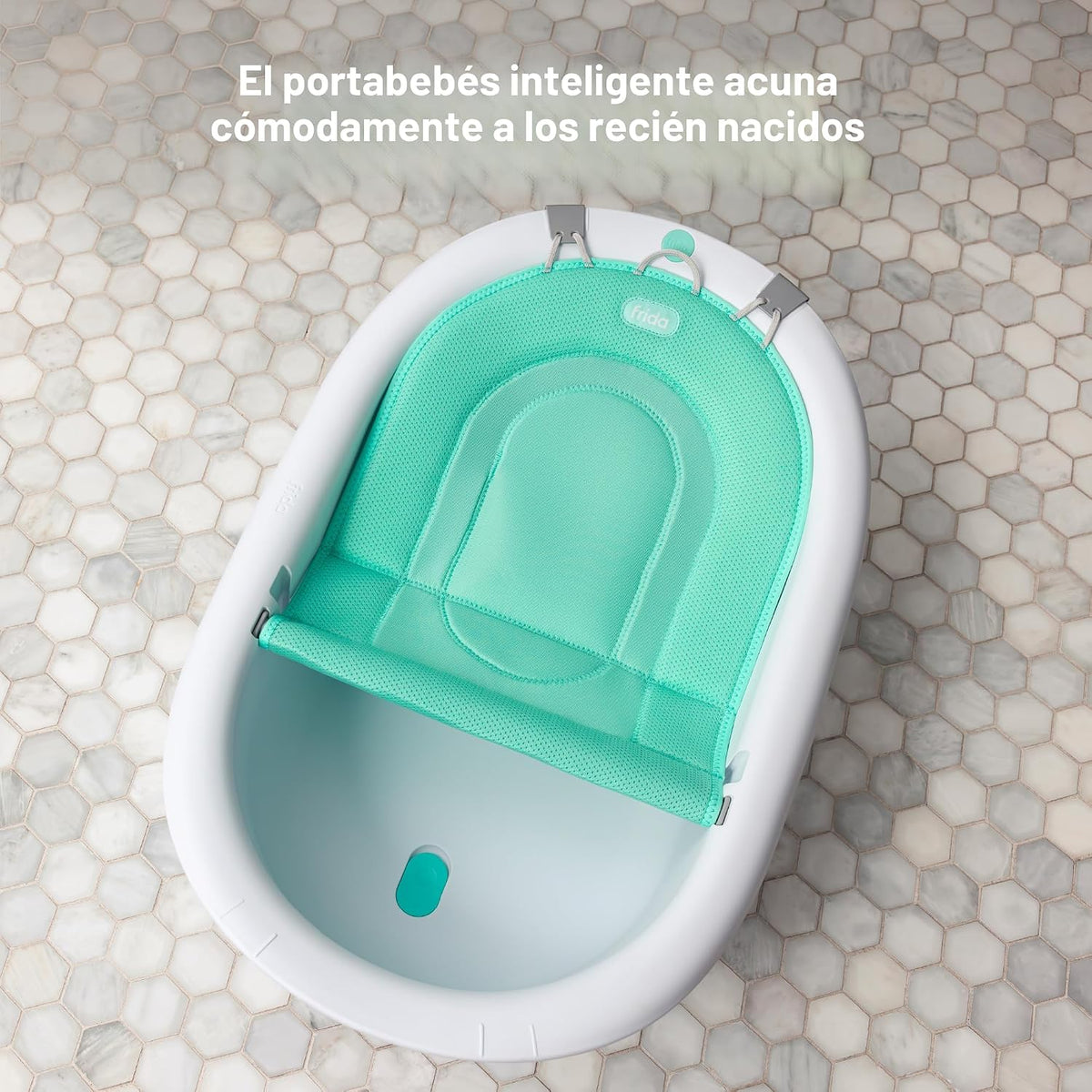 Frida Baby Bañera de bebé 4 en 1 Grow-with-Me, bañera para recién n...