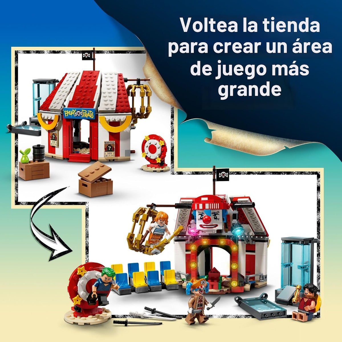 LEGO One Piece Buggy The Clown's Circus Tent Bloques de constru...