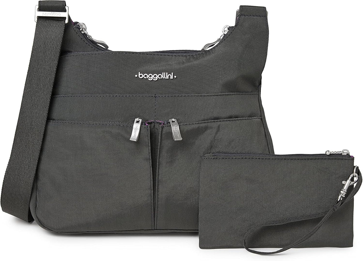 Baggallini Crossbody Travel Bag 11x8.5 Lightweight Water-resistant...