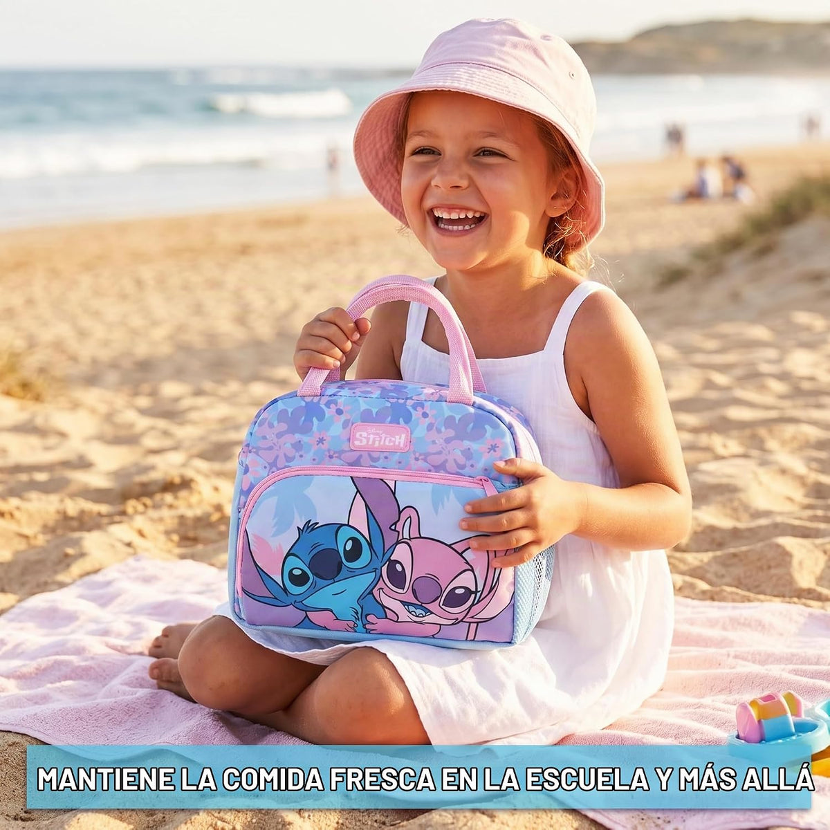 Get Trend Disney Stitch Girls Bolsa de almuerzo con aislamiento, út...