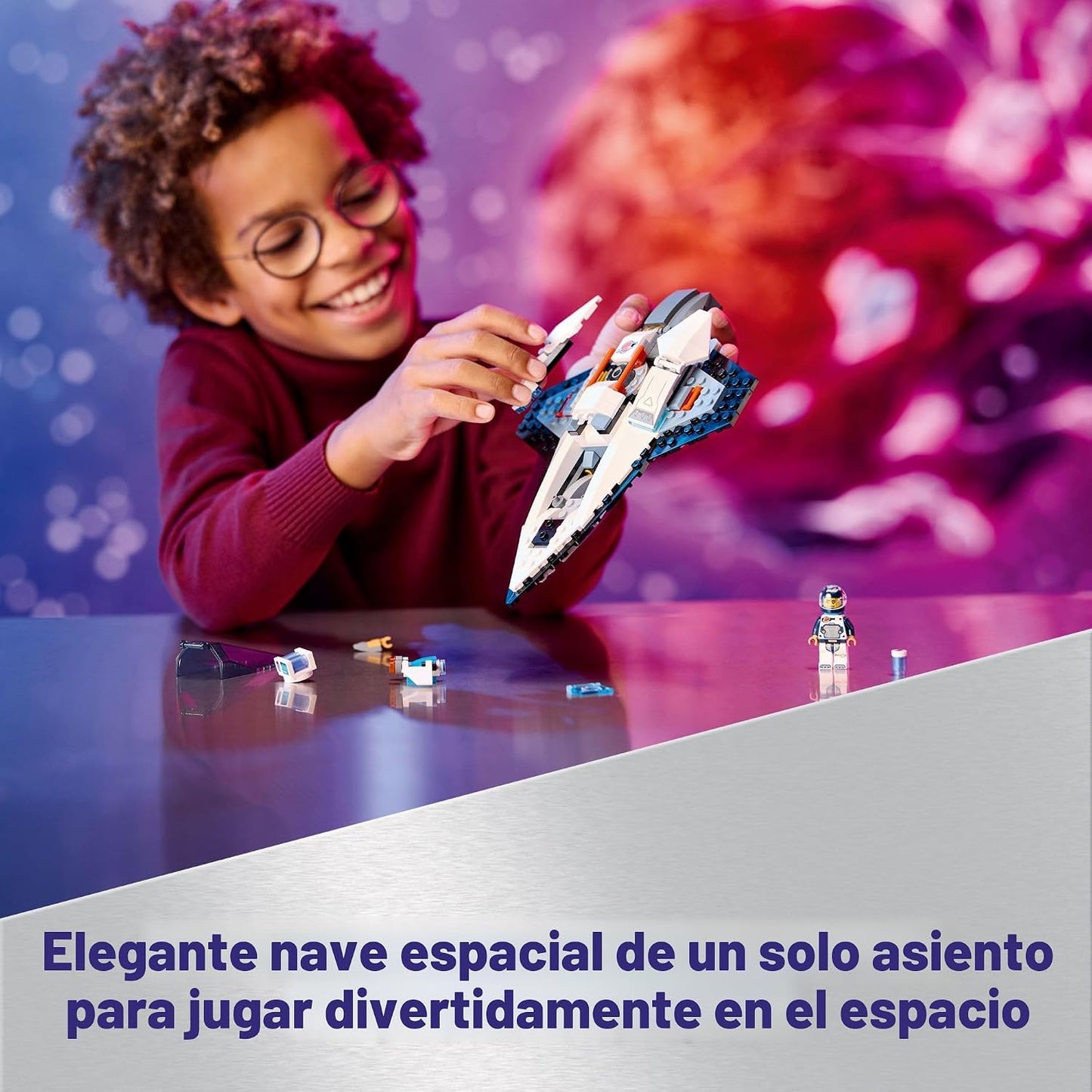 LEGO City Nave Espacial Interestelar de Juguete para Niños, Juego d...