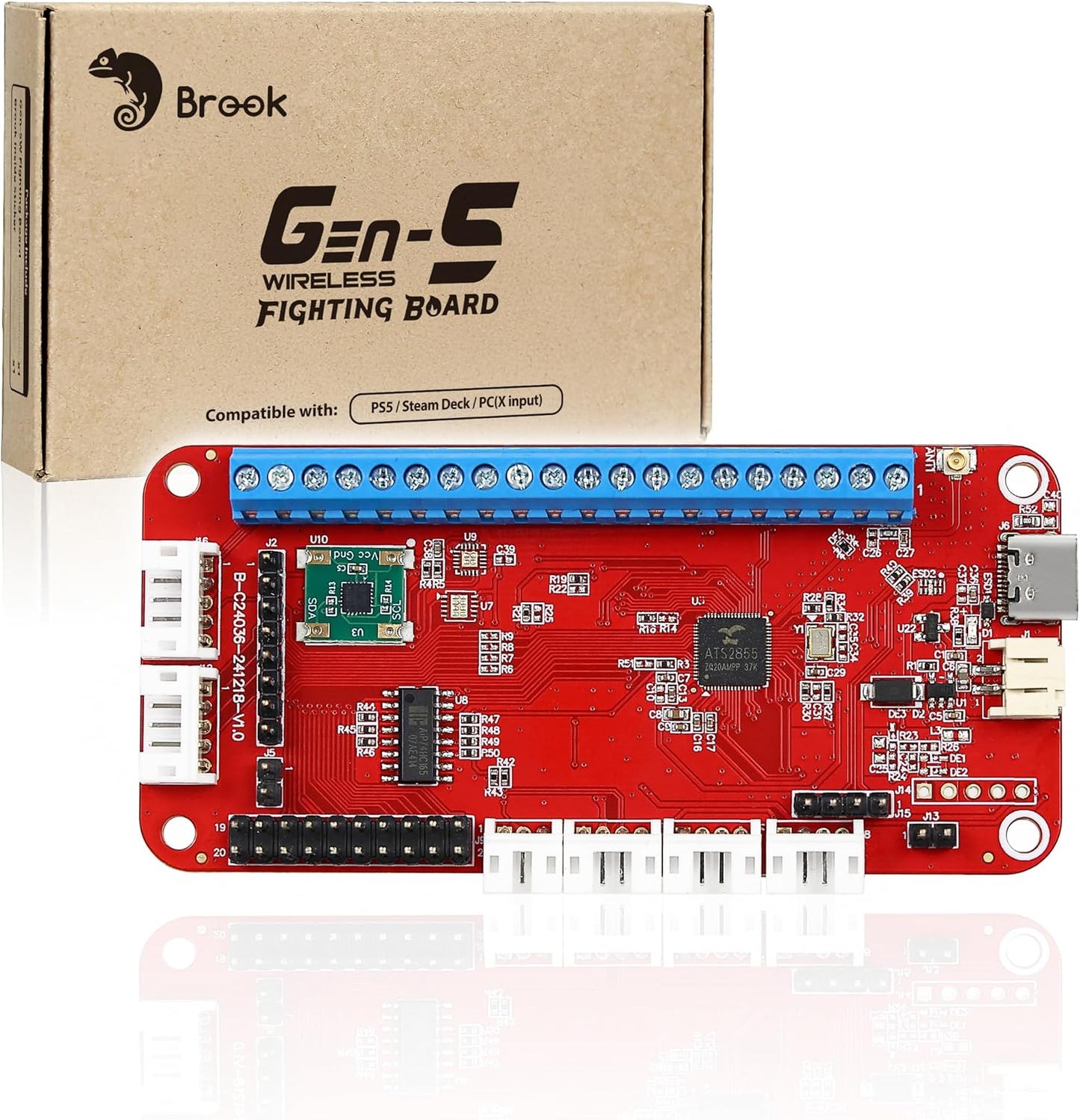 Brook Tablero de combate Gaming Gen5W - Tablero controlador inalámb...