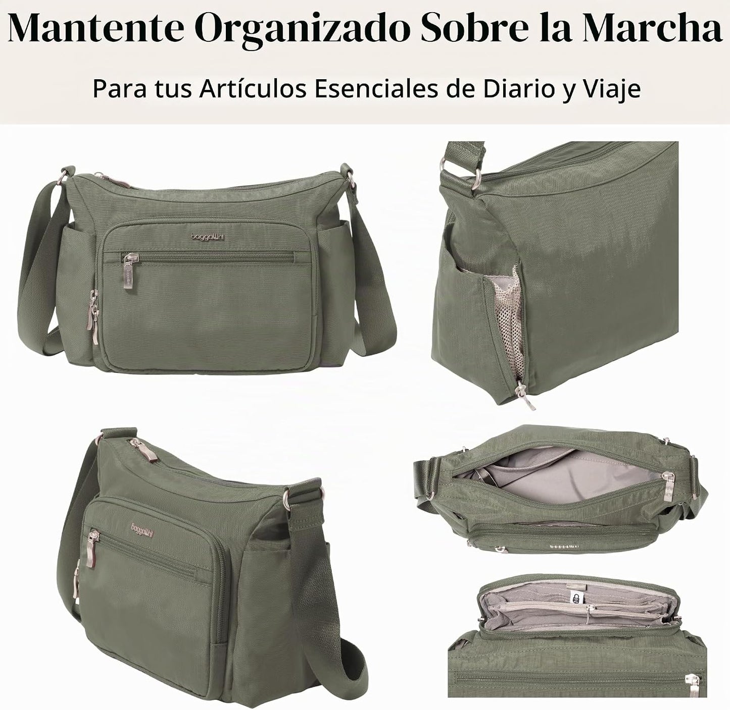 Baggallini Crosstown Hobo Crossbody