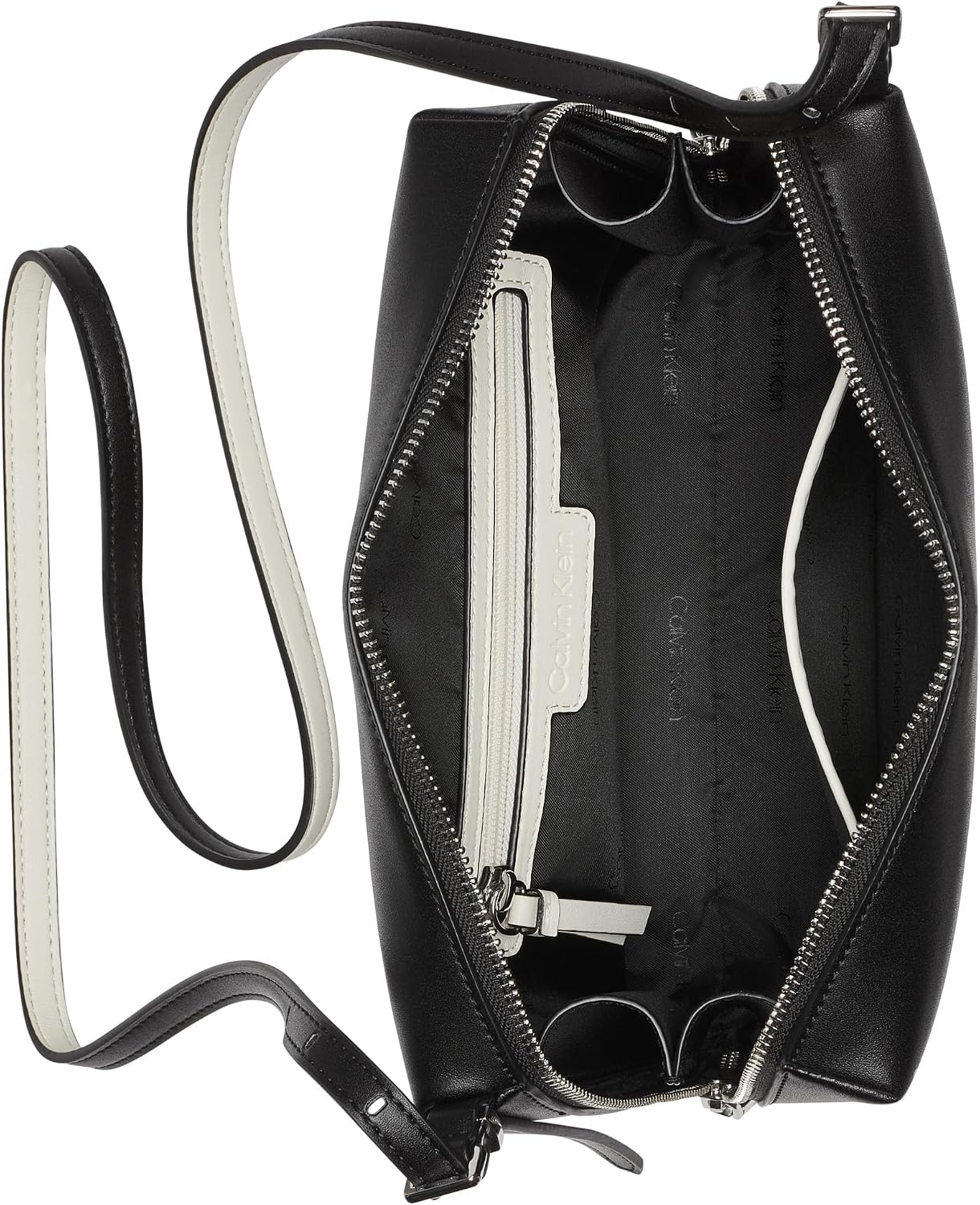 Calvin Klein Lowen Top - Bandolera con cremallera para mujer