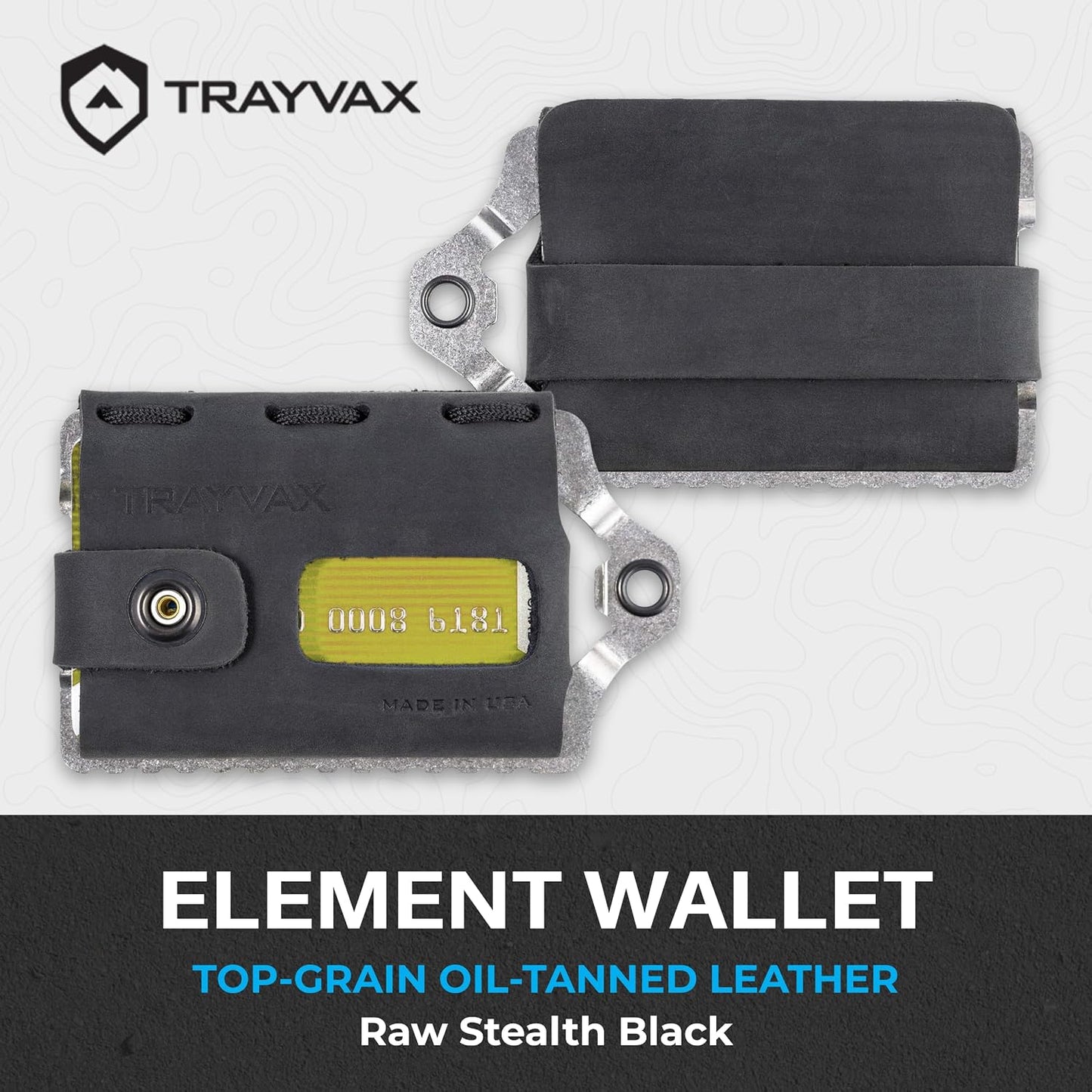 Trayvax Element Wallet, RFID bolsillo frontal para tarjetas de créd...