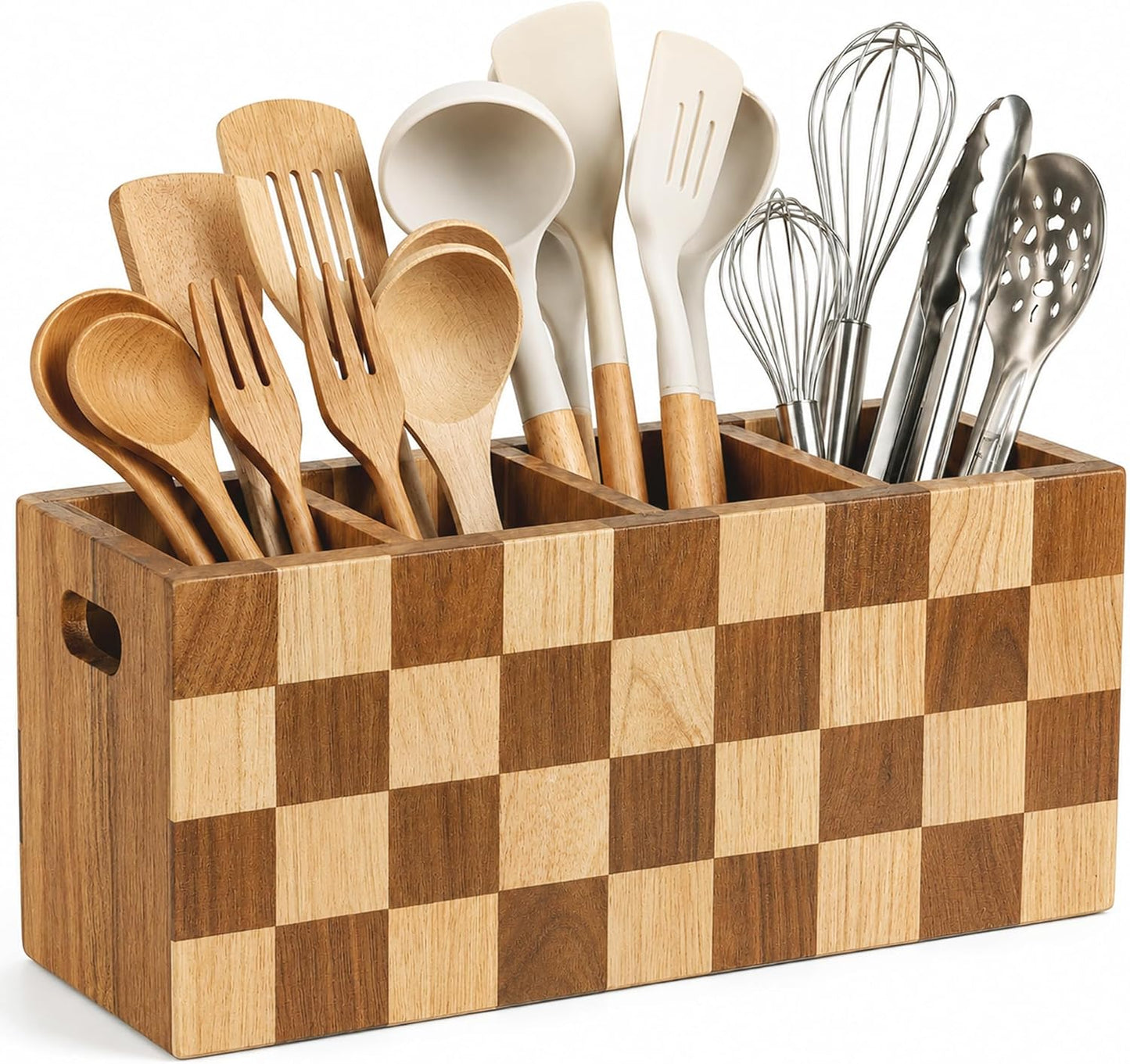 Fyctio Soporte para Utensilios de Cocina, Organizador de Utensilios...