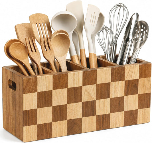 Fyctio Soporte para Utensilios de Cocina, Organizador de Utensilios...