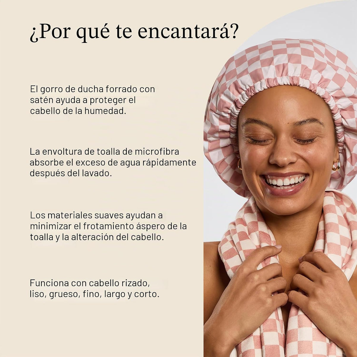 Kitsch Toalla de pelo de microfibra XL para mujer | Toallas de micr...