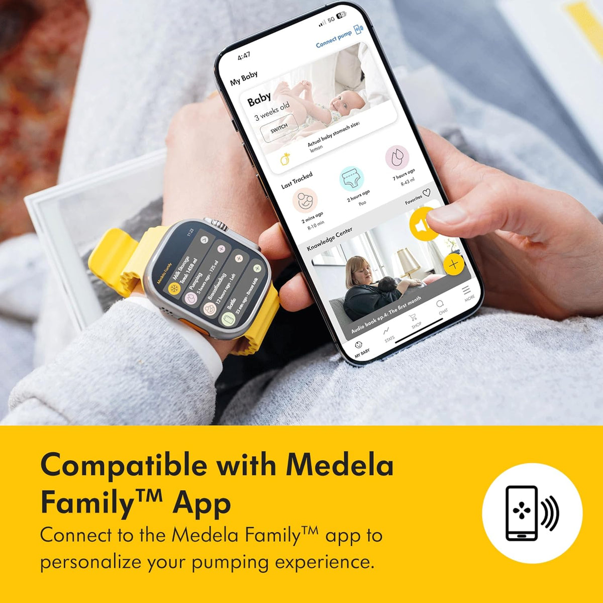 Medela Pump Your Way Deluxe Bundle que incluye Extractor de Leche E...