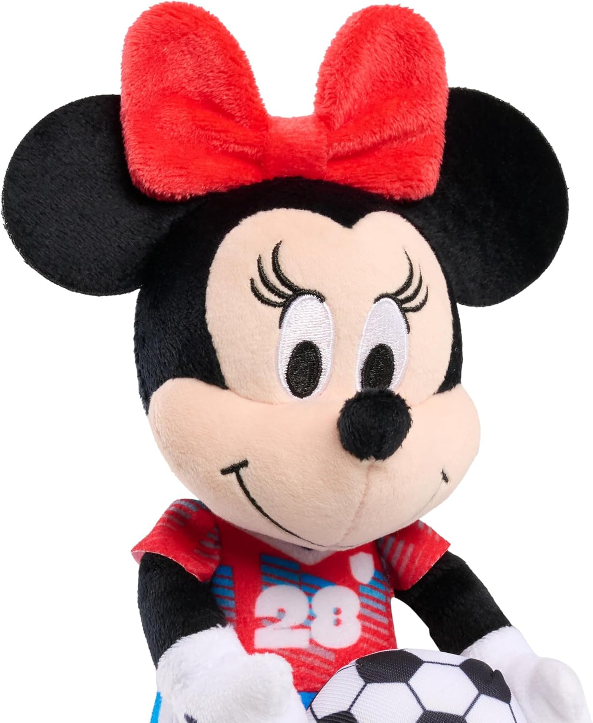 Disney Minnie Mouse Soccer - Peluche pequeño con pelota de fútbol |...