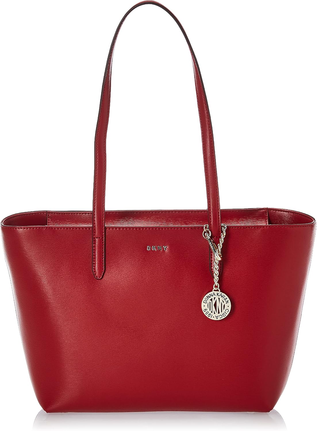 DKNY - Bolso de mano mediano de cuero para mujer Bryant | 15,2 pulg...