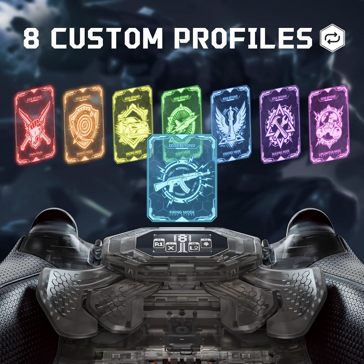 eXtremeRate Beyond Kit de paletas traseras para controlador PS5 Edg...