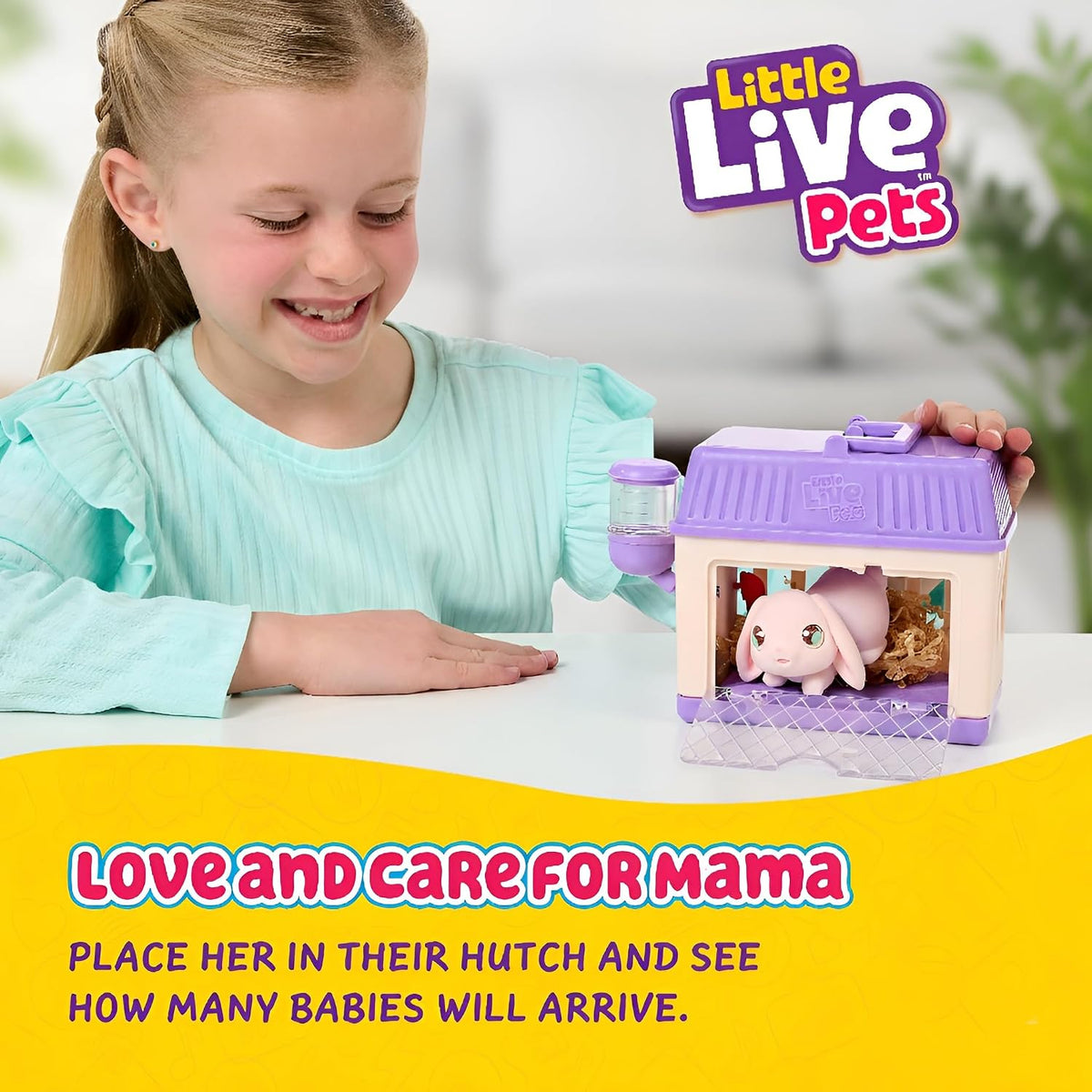 Little Live Pets Mama Surprise Minis Bunny, revela 2-4 bebés | Alim...