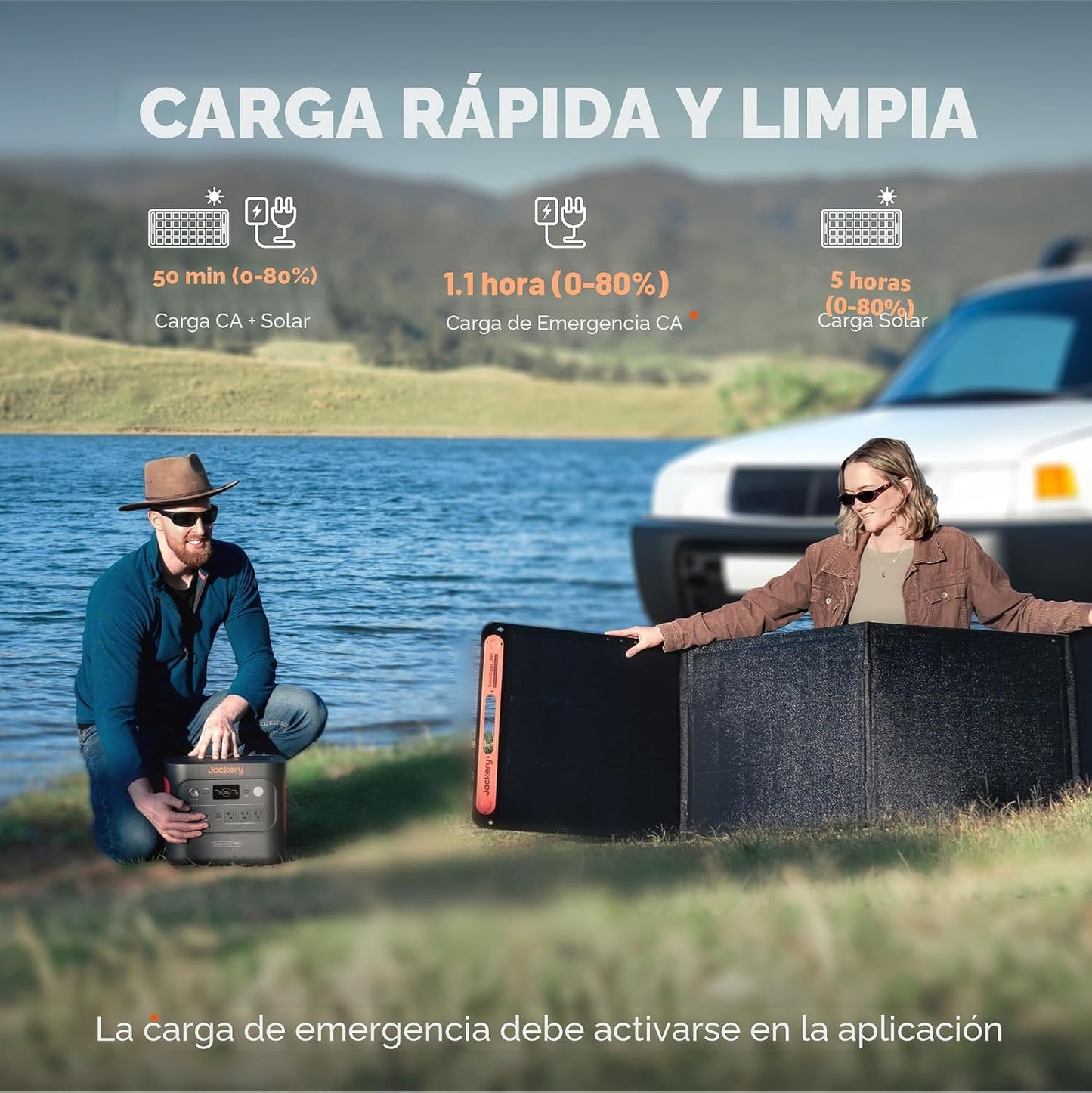 Jackery Explorer 2000 v2 Estación de Energía Portátil, Batería de R...
