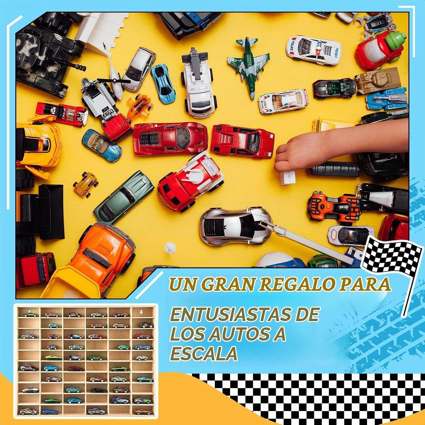 Seenelling 120 espacios en total 1\/64 ruedas fundidas a presión en...