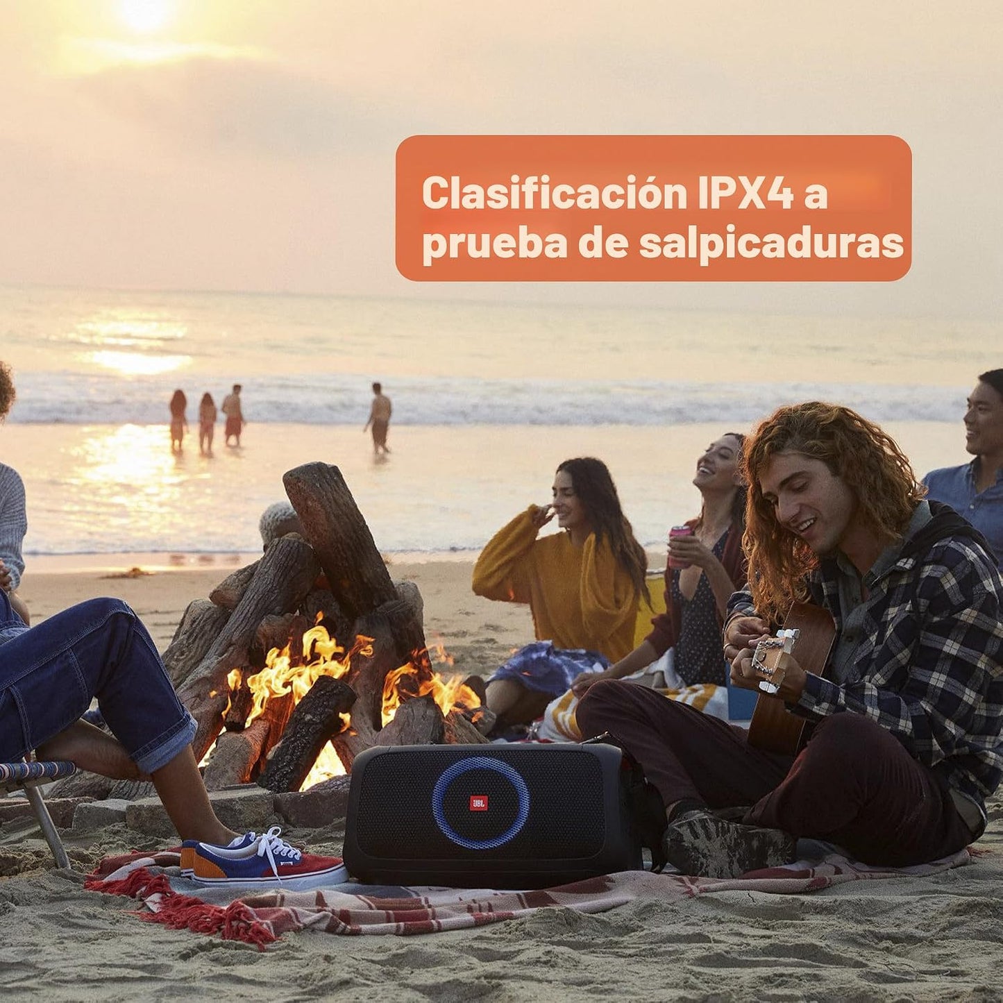 JBL PartyBox On-The-Go Potente altavoz portátil Bluetooth para fies...