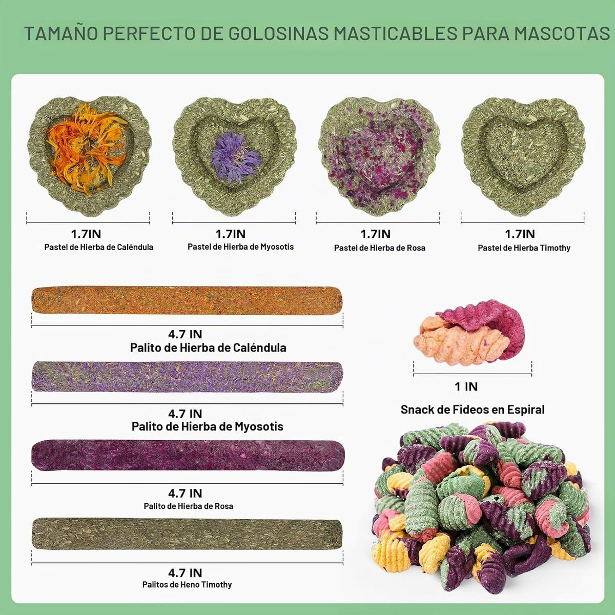 VESPRO Juguetes de conejo para conejos, juguetes masticables de con...
