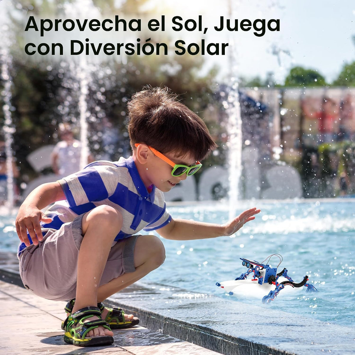 Sillbird Kit de construcción de robot solar STEM, regalo 12 en 1 pa...