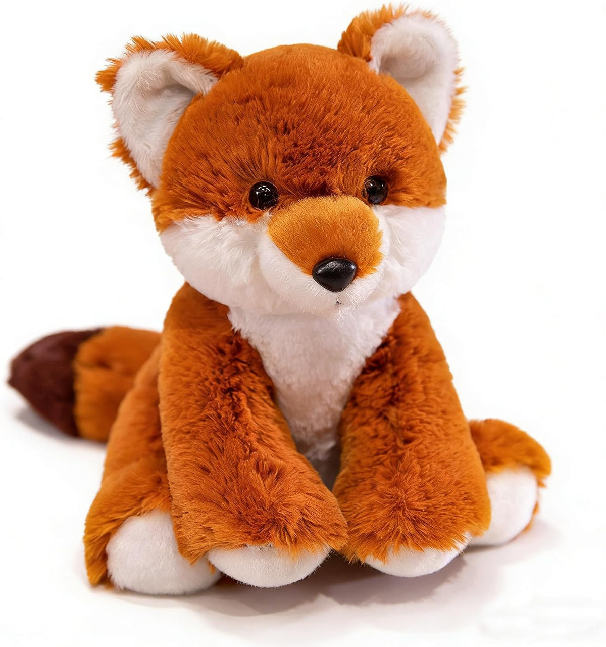 YUKOUQIAN Peluche de zorro de 8 pulgadas para niñas y niños, Navida...