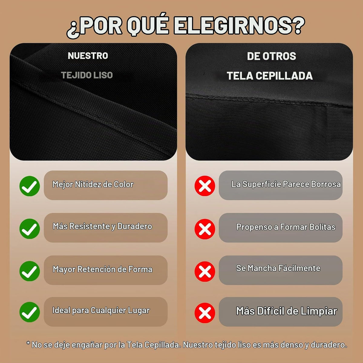 Sancua Paquete de 6 manteles rectangulares, tela de poliéster para...