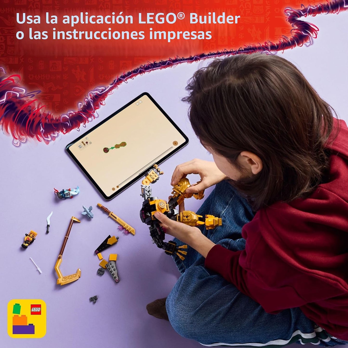 LEGO NINJAGO Arin's Spinjitzu Battle Mech - Juego de construcci...