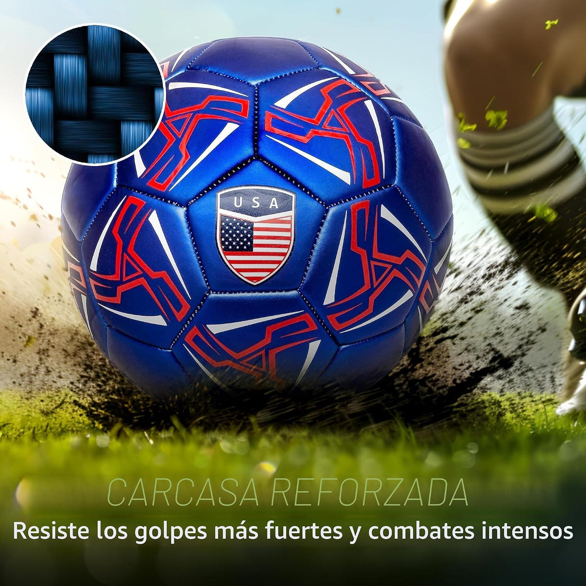 Western Star Soccer Ball USA - Balones de fútbol oficiales de grado...