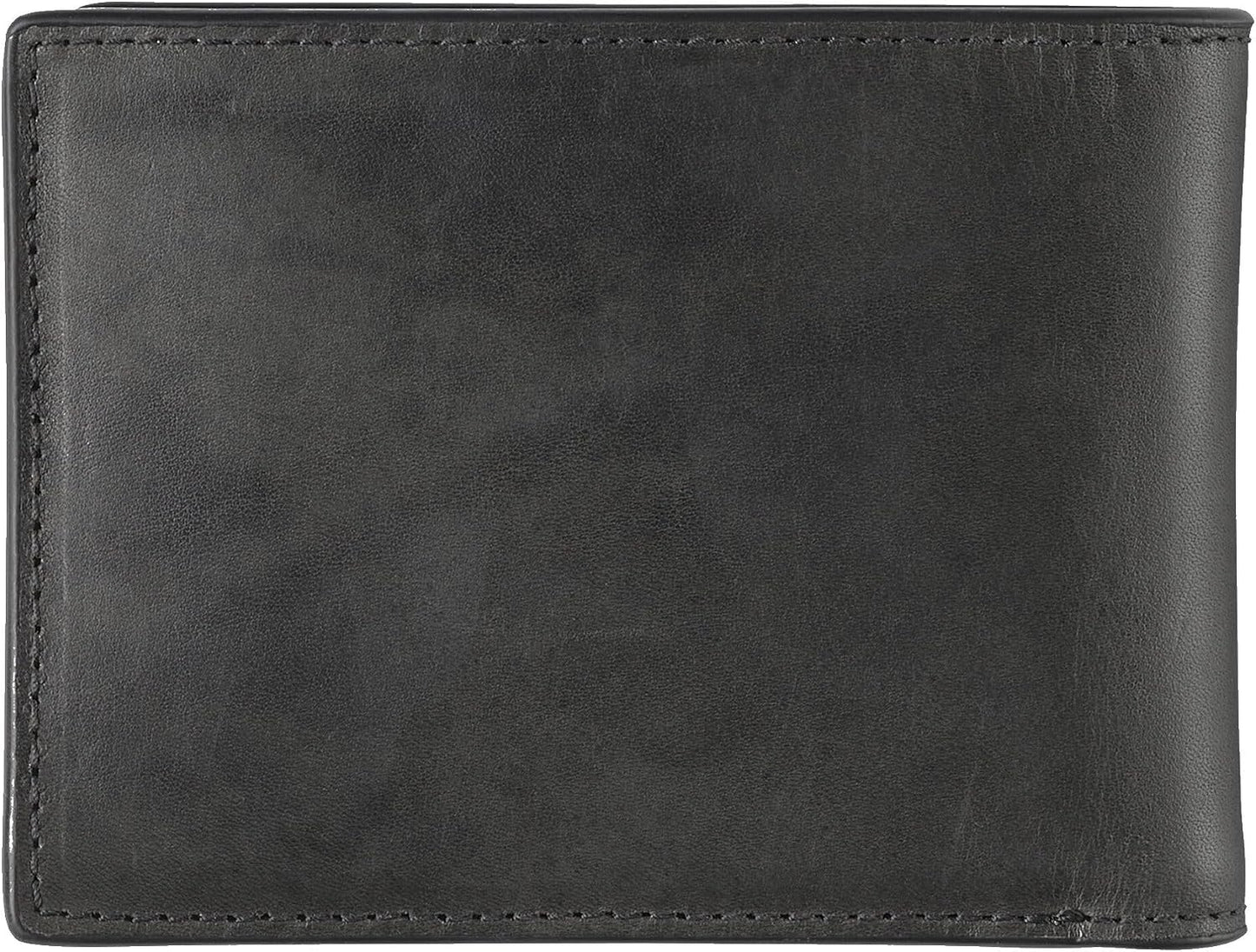 Johnston &amp; Murphy Billetera 2 en 1 Rhodes para hombre, negro gr...