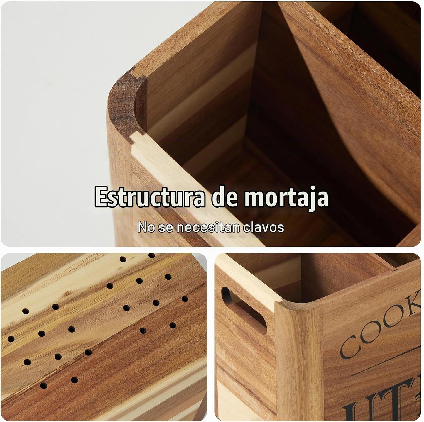 RMCOKGX Soporte para utensilios para encimera de cocina, organizado...