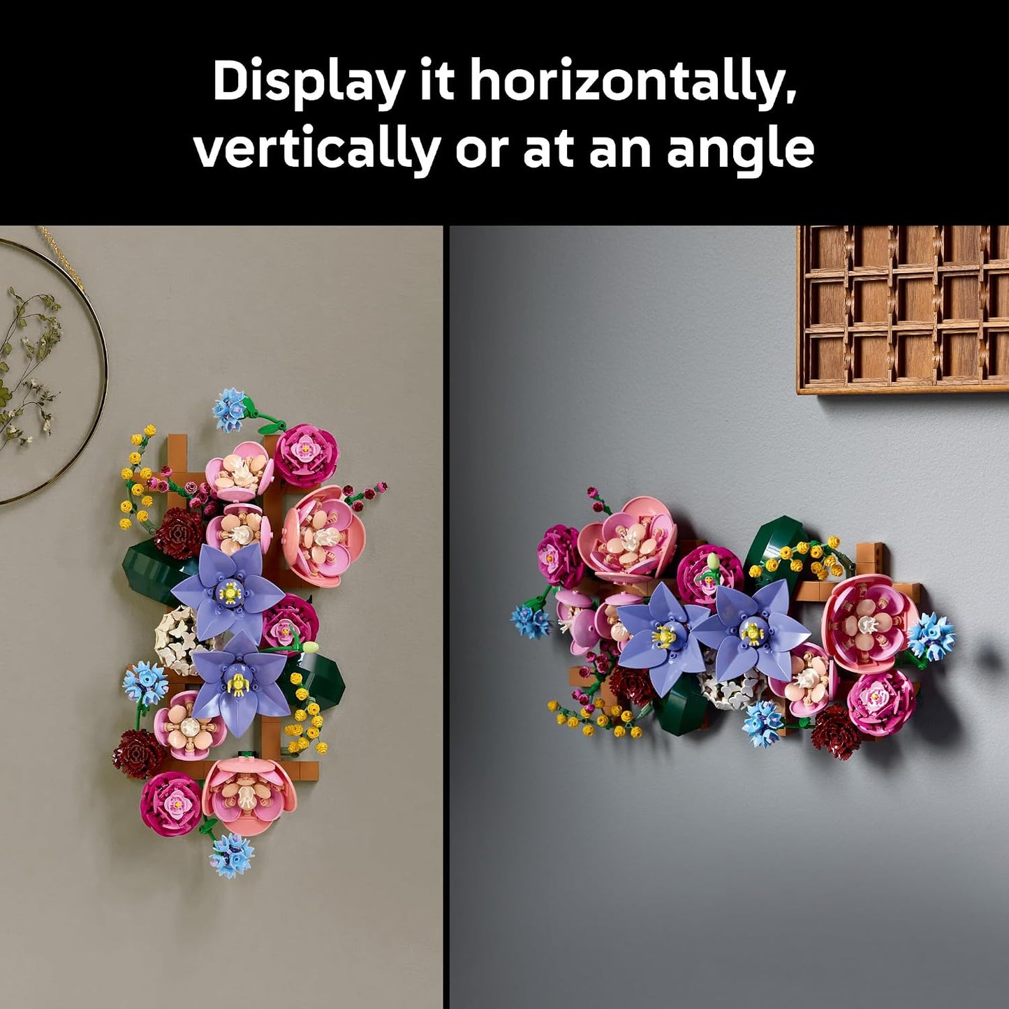 LEGO Botanicals 11503 - Decoración de pared de flores, juego de con...